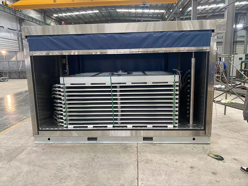 Горизонтальные плиточные скороморозильные аппараты