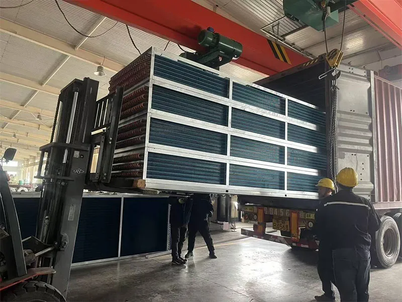 Оребренные теплообменники  из медной трубки